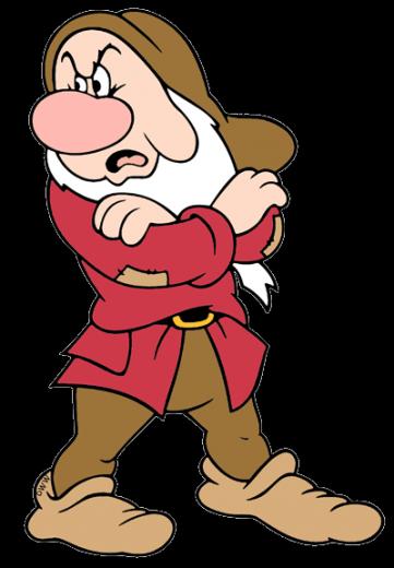 Snow White S Grumpy Clip Art Image Disney Galore