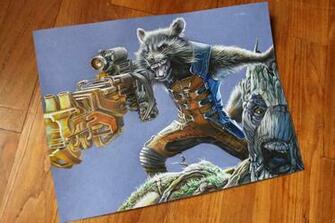 Rocket And Groot By Clefchan