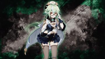 Sucrose Wallpaper Genshin Impact By Nathanjrrf