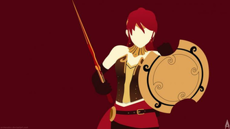 Rwby Pyrrha Nikos Minimalist Wallpaper By Archeoalex