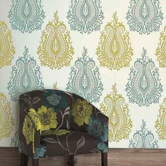 Damask Wallpaper Feature Statement Image