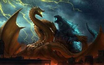 Godzilla Vs King Ghidorah Of The Monsters