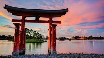 Wallpaper For Mobile K Tori Gate Miyajima Japan