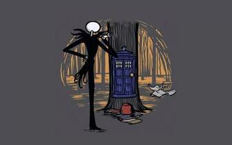 Wallpaper Tardis The Nightmare Before Christmas Doctor Who