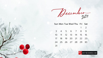 December Calendar Desktop Wallpaper Entheosweb