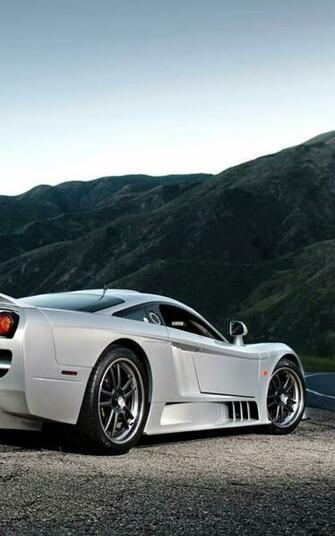 Wallpaper Saleen S7 Rear Silver