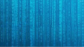 Binary Technology Wallpaper Blue Background Cool