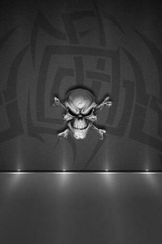 Scary Skull iPhone HD Wallpaper