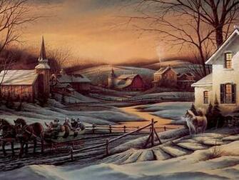 Terry Redlin Art Horse And Cart