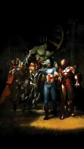 HD Avengers Comic Lenovo Phones Wallpaper Mobile Background