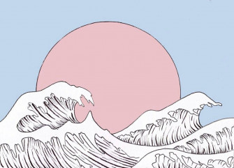 Japanese Wave Wallpaper