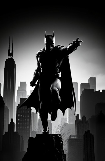 Black And White Batman Wallpaper