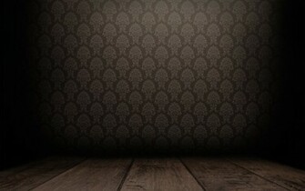 Floor Patterns Brown Empty Room Dark Tranquillity Background Darker