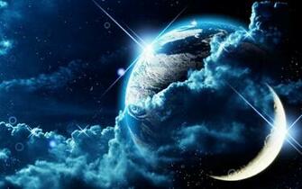Fantasy Moon Space Wallpaper HD Wallpapertube