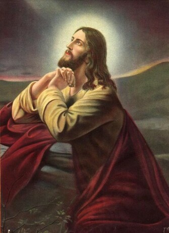 Jesus Christ Praying Wallpaper