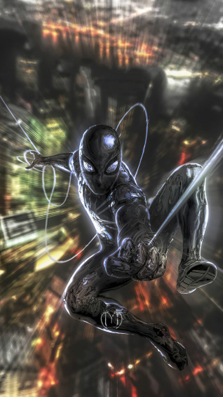 Spider Man Venom Symbiote 4k Wallpaper
