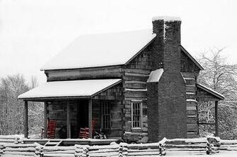 Red Rockers Desktop Wallpaper Log Cabin A Photo On Iver