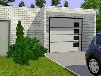 My Sims New Wallpaper Clothing Contacts And Deco Garage Door