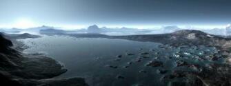 3d Landscape Dual Screen Photography Desktop Wallpaper