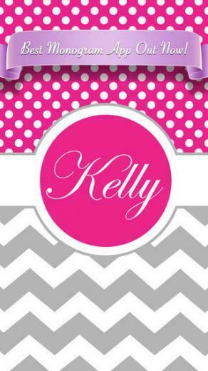 Designer Monogram Custom Wallpaper Background On The App Store