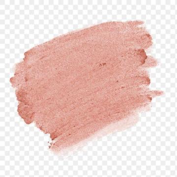 Metallic Rose Gold Pink With Coral Shade Glitter Brush Stroke