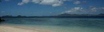 Island Beach Dual Monitor Wallpaper
