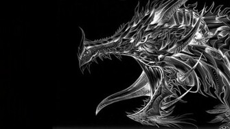 Cool Black Dragons Wallpaper Background HD With Resolutions