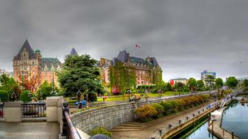 Photos Canada Victoria British Columbia HDri Street Pier