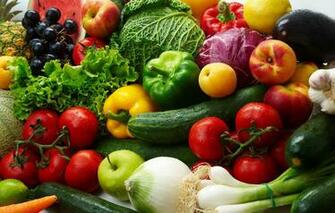 Wallpaper Lemon Apples Bow Grapes Eggplant Fruit Vegetables