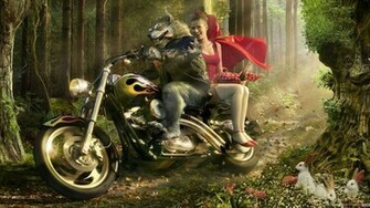 Little Red Riding Hood Wallpaper