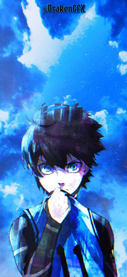 Desktop Wallpaper Aesthetic Blue Anime