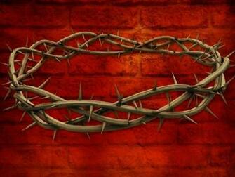 Crown Of Thorns Background Wallpaper