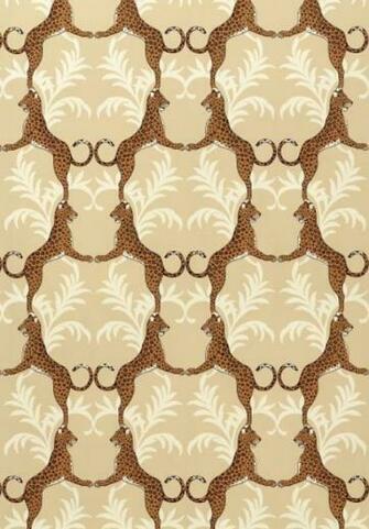 Cheetah Wallpaper Eclectic By Thibaut