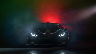 Wallpaper Black Lamborghini Hurac N Gt3