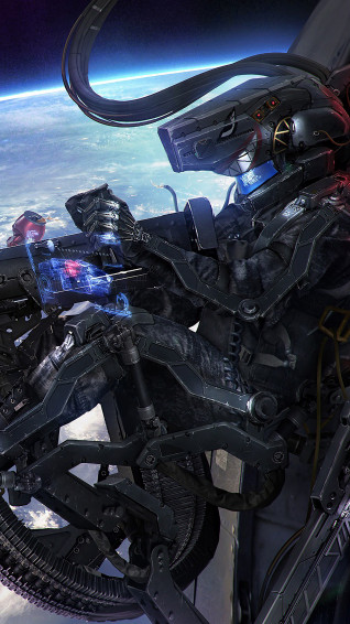 Sci Fi Soldier Weapon Outer Space 4k Wallpaper