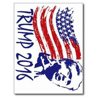 Donald Trump For President Vote Republican Postcard
