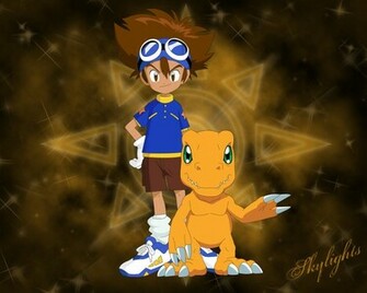 Taichi And Agumon By Skylights01