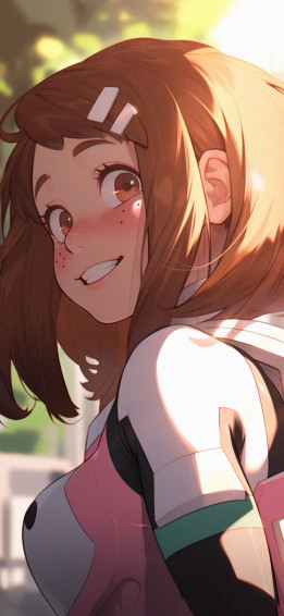 My Hero Academia Ochaco Uraraka Cute Wallpaper 4k
