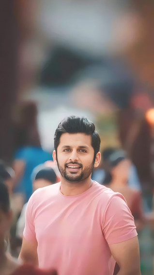 Nithin Telugu Actor HD Image In Wallpaper
