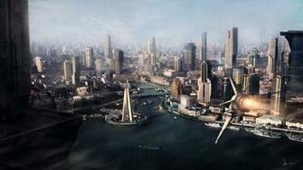 Future City HD Wallpaper Background Of Your Choice
