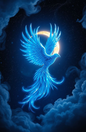 Blue Phoenix Wallpaper