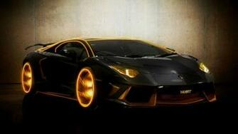Black And Gold Exotic Cars HD Wallpaper