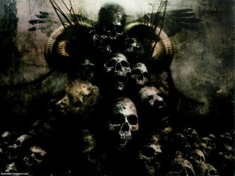 Skulls Wallpaper Dark Skull HD Desktop Image