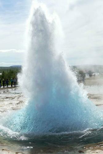 HD Wallpaper Geyser Iceland Fountain Landscape Water Nature