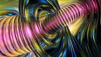 Colourful Rings Colours Vortex Wallpaper