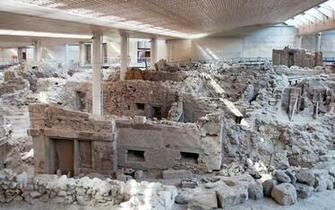The Ancient Buried City Of Akrotiri Santorini Greece S Pompeii