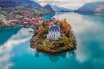 Lake Brienz In Switzerland HD Wallpaper Background Image