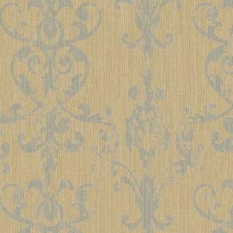 Grey Distressed Damask Scroll Wallpaper Wall Sticker Outlet
