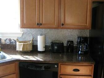Fake It Frugal Punched Tin Backsplash