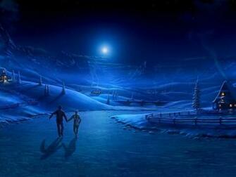 Winter Night Wallpaper 10wallpaper